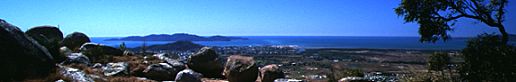 Castle Hill and Magnetic Island from the top of Mt. Stuart