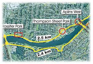 Map - Ross River Parkway