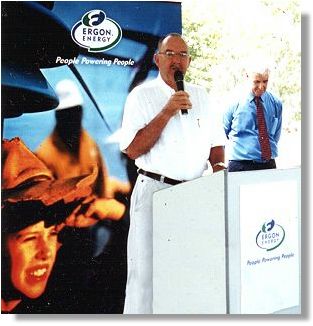 Clean Up Australia Chairman Ian Kiernan at the Ergon's Regional Launch