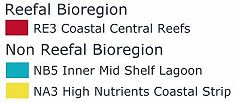 Bioregions legend