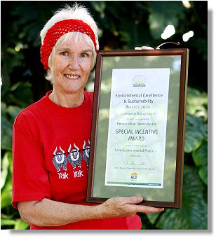 Special Incentive Award: Permaculture Townsville Inc. Community Group Award: Local Environmental Projects