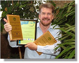 Previous Townsville Mayor Tony Mooney with the Arbor Day Awards