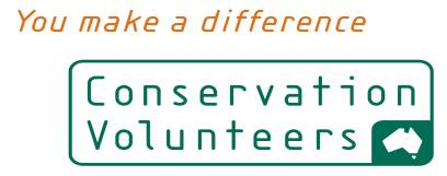 Conservation Volunteers home page