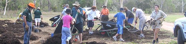 National Tree Day 2005, planting at Oak Valley