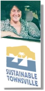 Deputy Mayor Ann Bunnel in the new Townsville City Council Prius