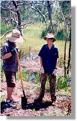 Heatley kids planting trees