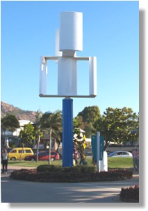 The Ropatec Wind Turbine at the Townsville Strand