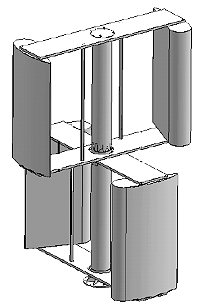 Schematic of the wind rotor
